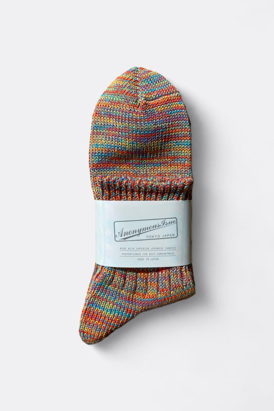 Chaussettes Anonymous Ism - 5 Color Mix Q (0025 Orange)