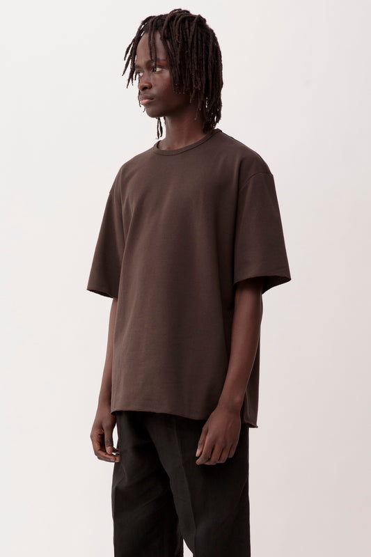 Arpenteur T-Shirt Pontus Brown | Tricot Rachel Made in France | Edgar Bdx
