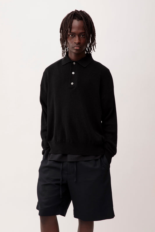 Arpenteur Short Repos S Midnight | Double Cloth Coton Made in France | Edgar Bdx