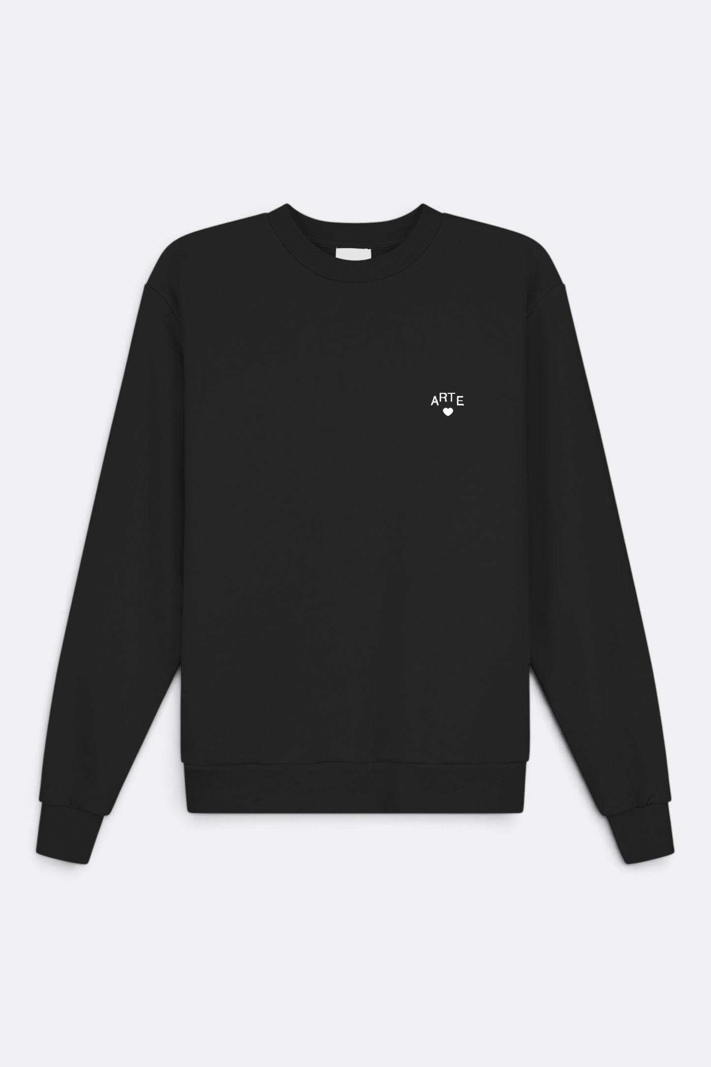 ARTE ANTWERP Cor Crewneck Black | Sweat Coton Premium | Edgar Bdx