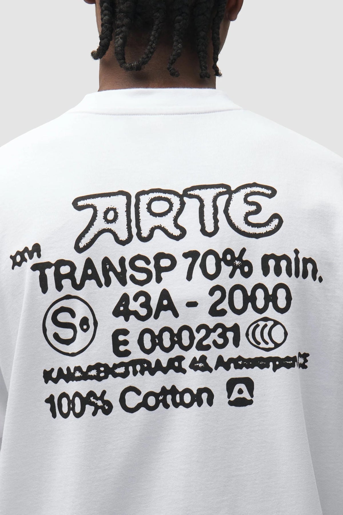 ARTE ANTWERP Serial Stamp T-Shirt White | Edgar Bdx