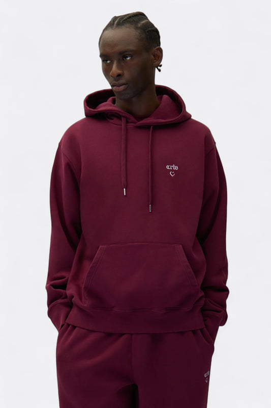 Arte - Arte Heart Hoodie (Bordeaux)