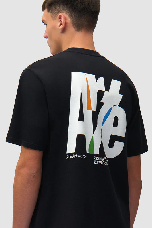 T-Shirt Arte Noir - Big Logo Back - Coton Premium Portugal