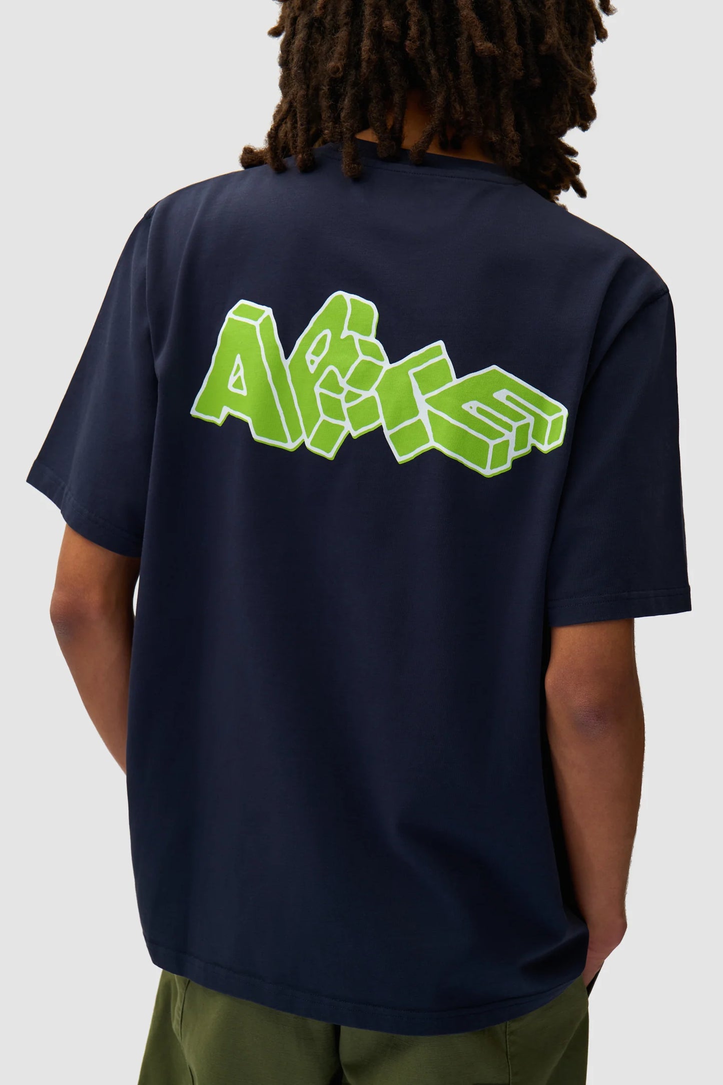Arte - Blocks Print T-Shirt (Navy)