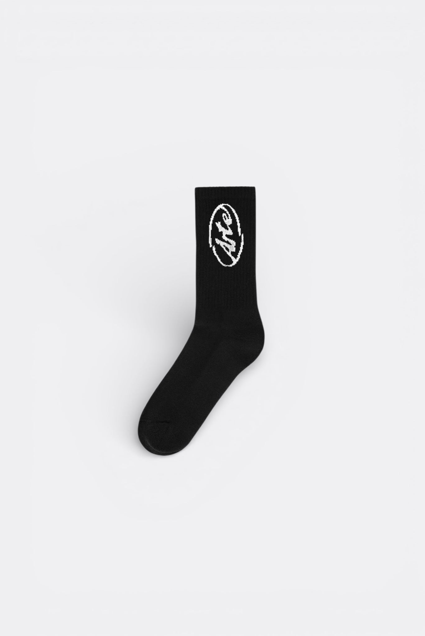 Chaussettes Arte Black - Logo Brodé - Coton Premium Portugal