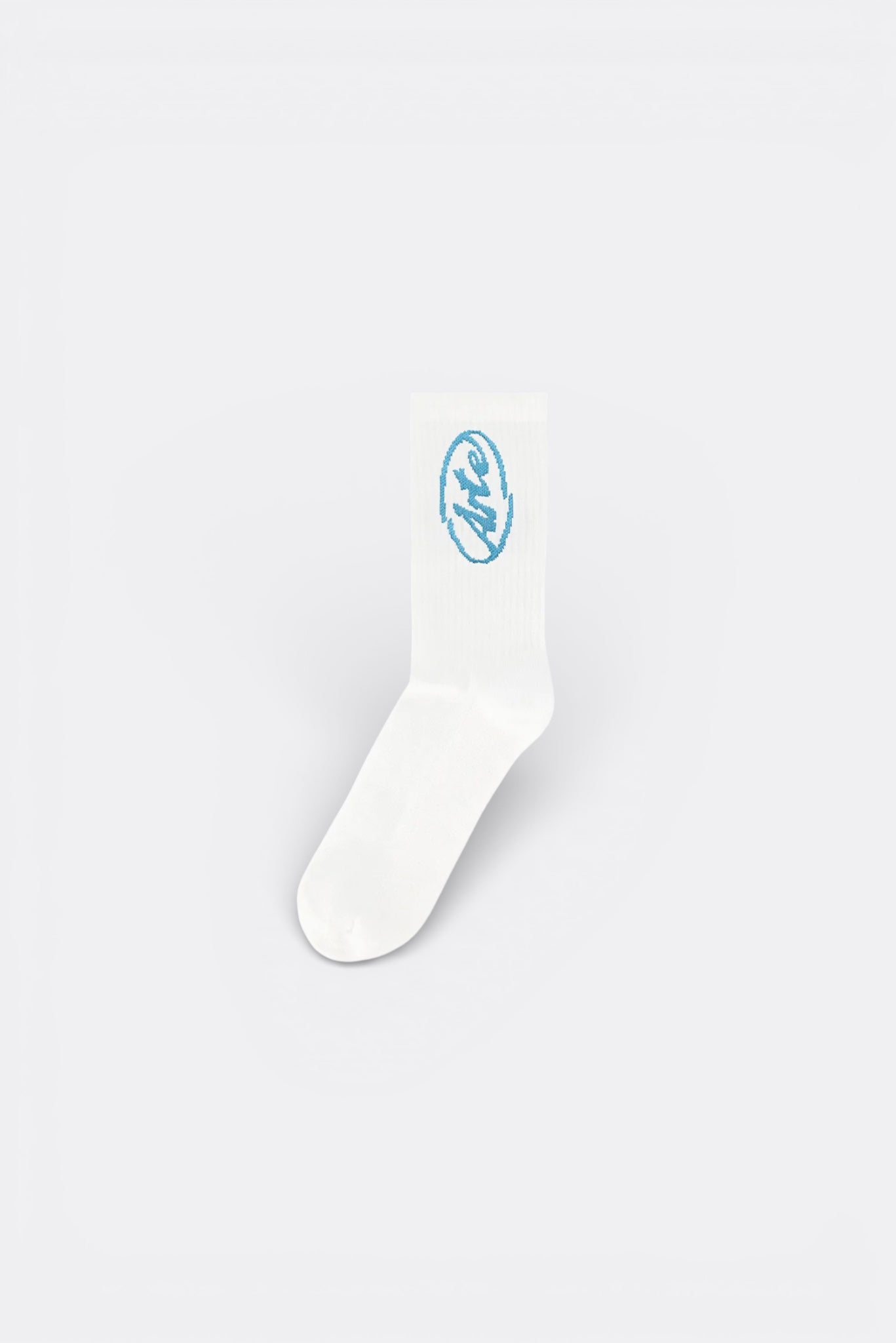 Chaussettes Arte White - Logo Brodé - Coton Premium Portugal