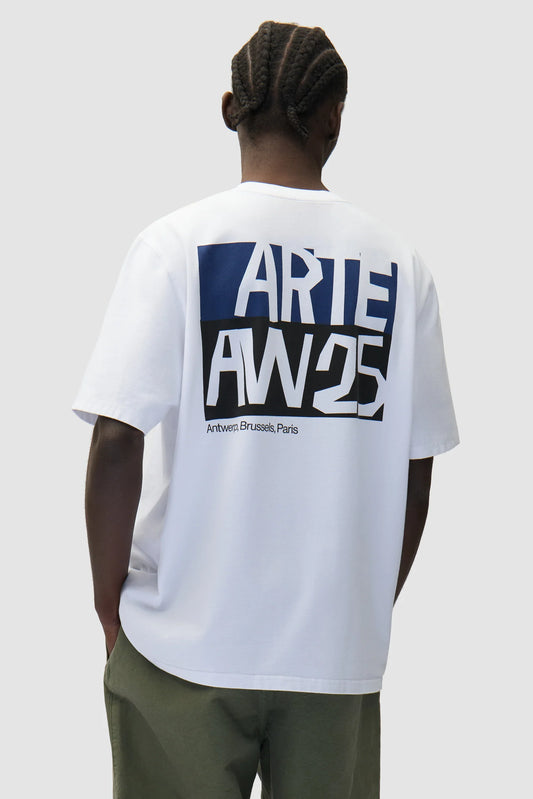 Arte - Cut Out Print T-Shirt (White)