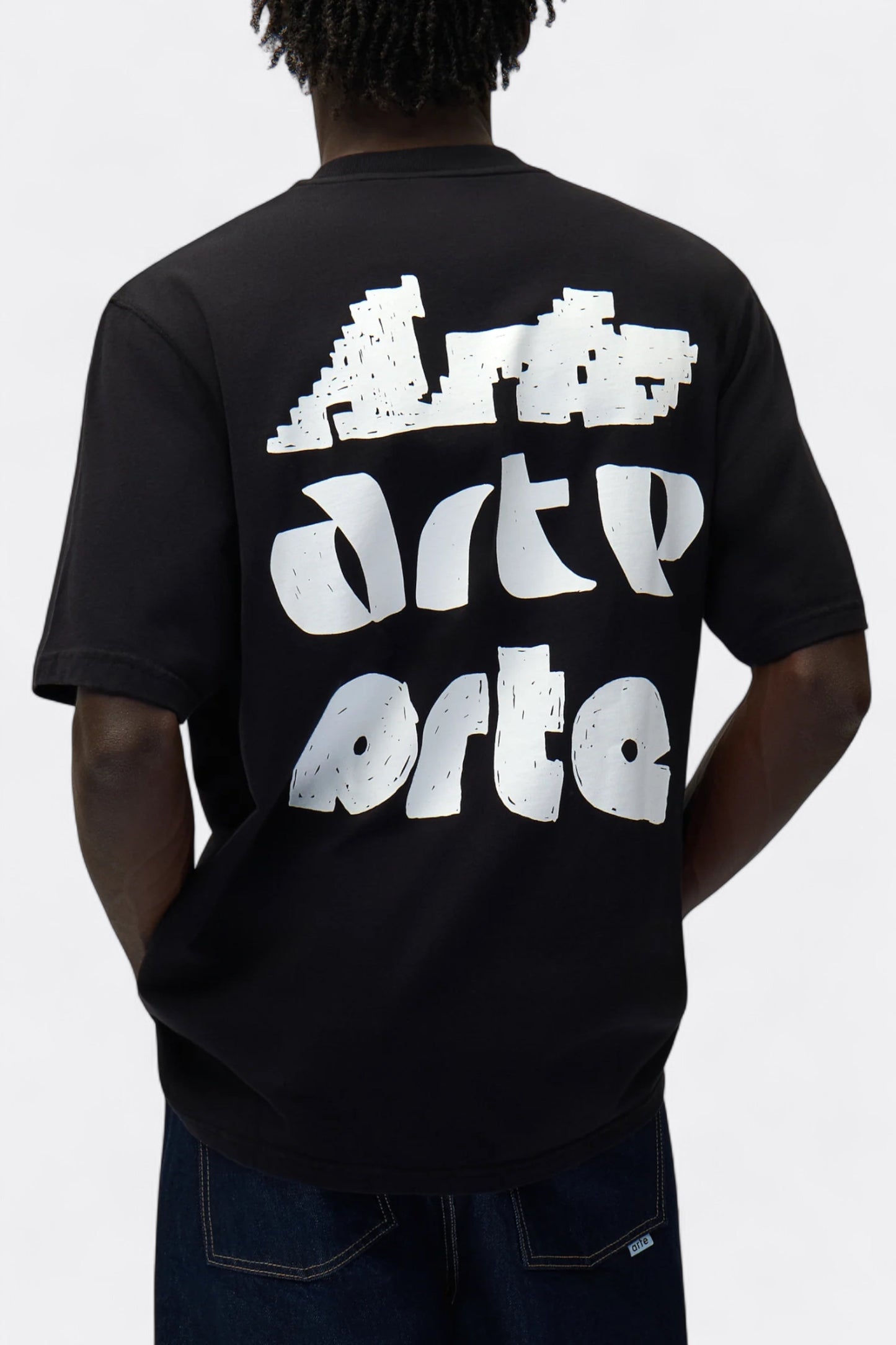 Arte - Multi Arte Print T-Shirt (Black)