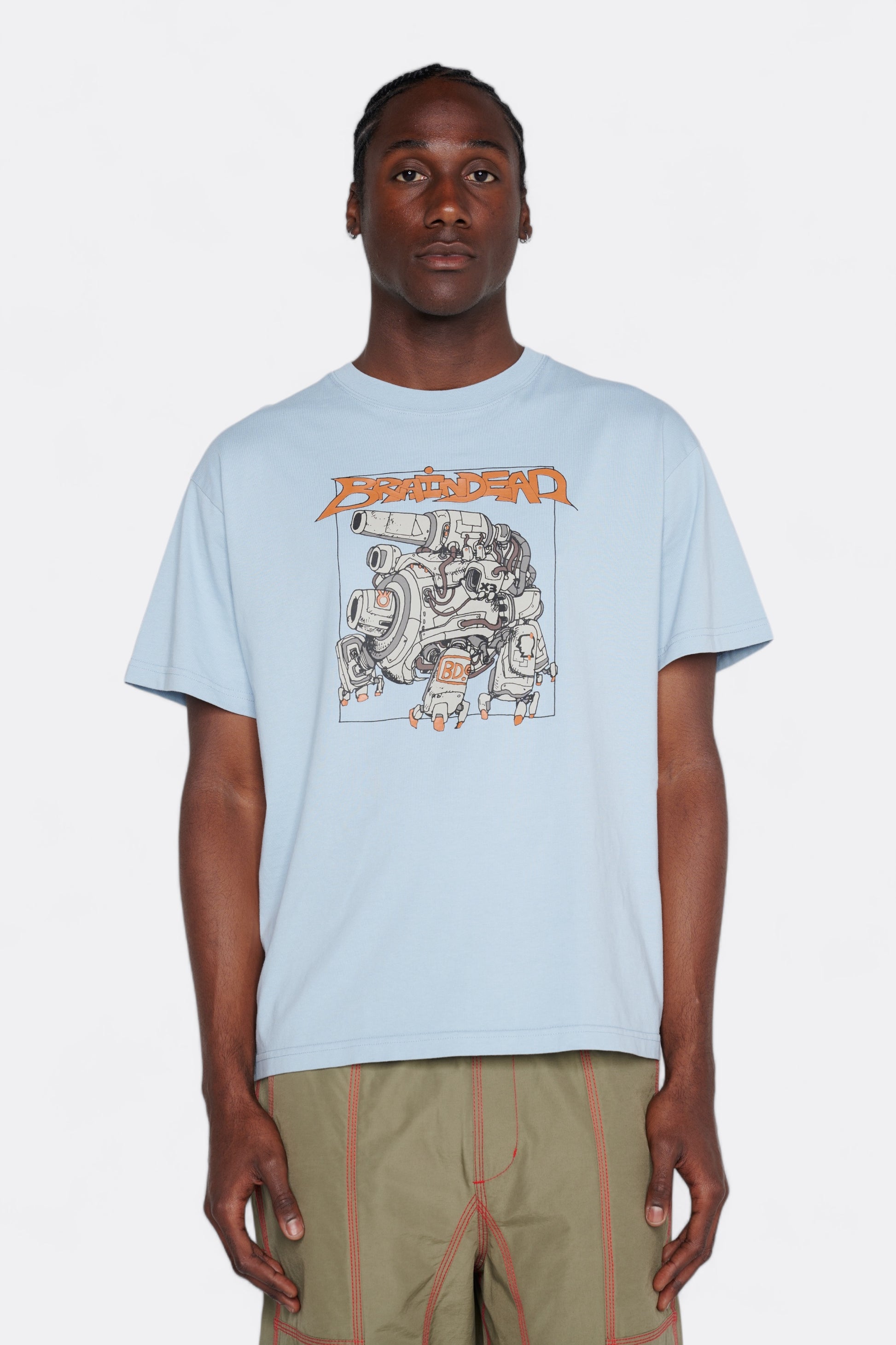 Brain Dead - Mech Tank T-Shirt (Slate)