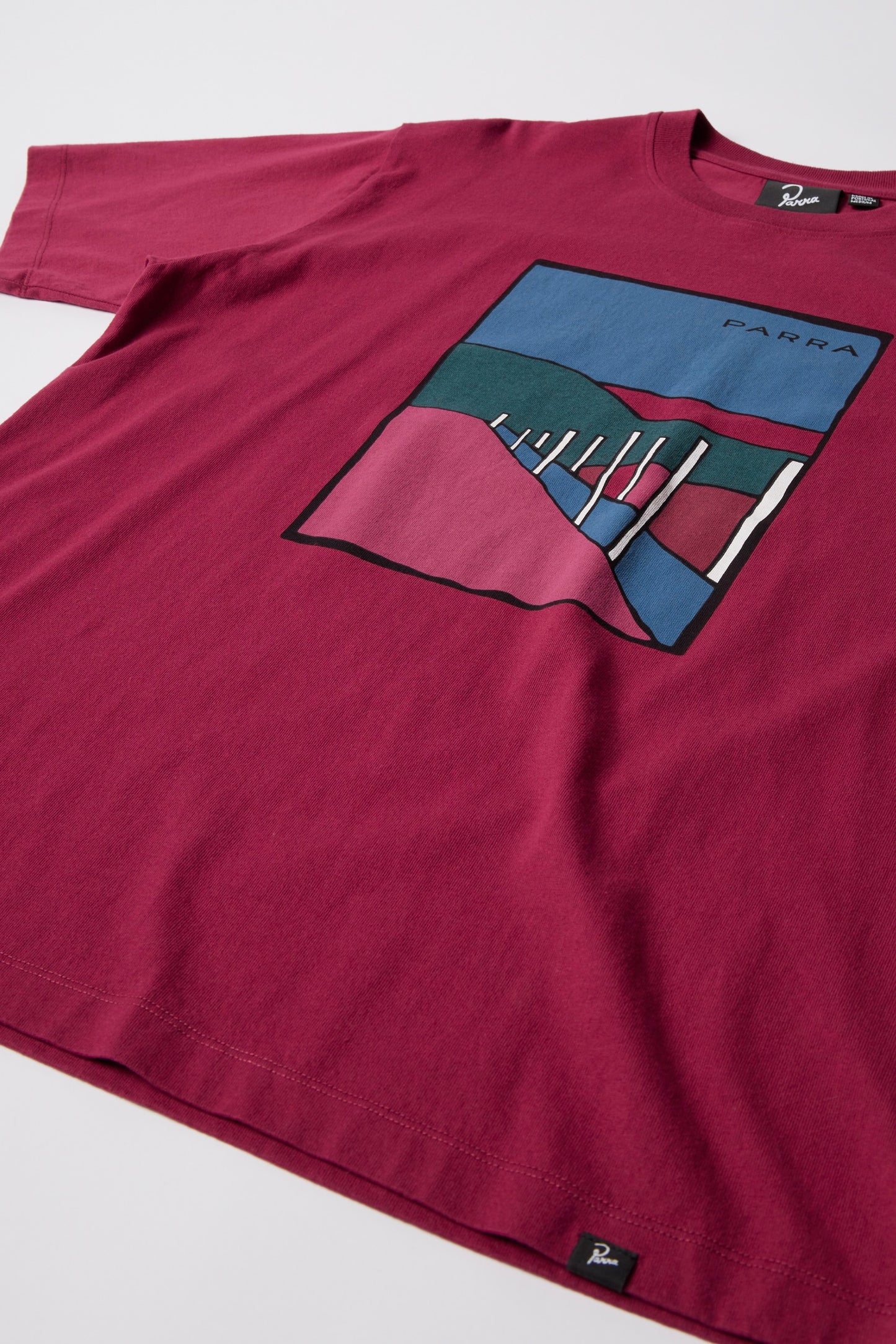 By Parra - Beach Parking T-Shirt (Raspberry)