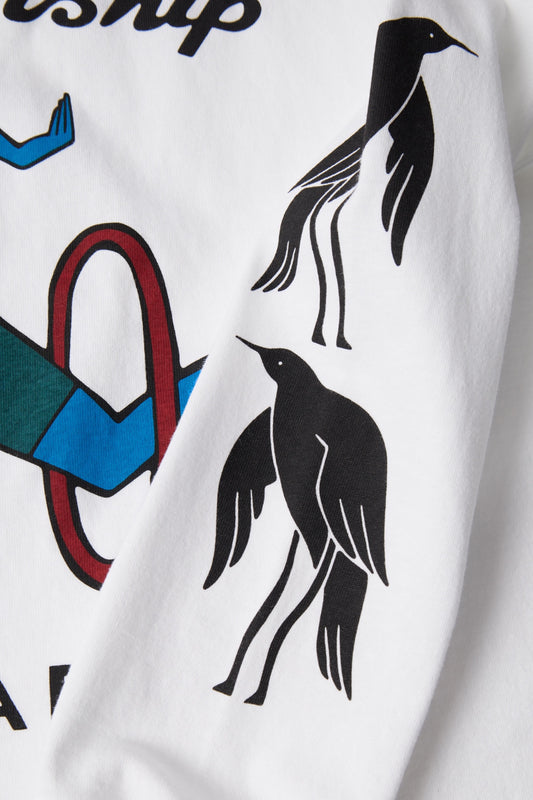 By Parra Divine Hammer Long Sleeve T-Shirt White | T-Shirt Manches Longues | Edgar Bdx