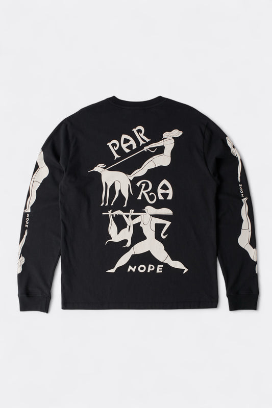 By Parra - Dog Training Long Sleeve T-Shirt (Black)