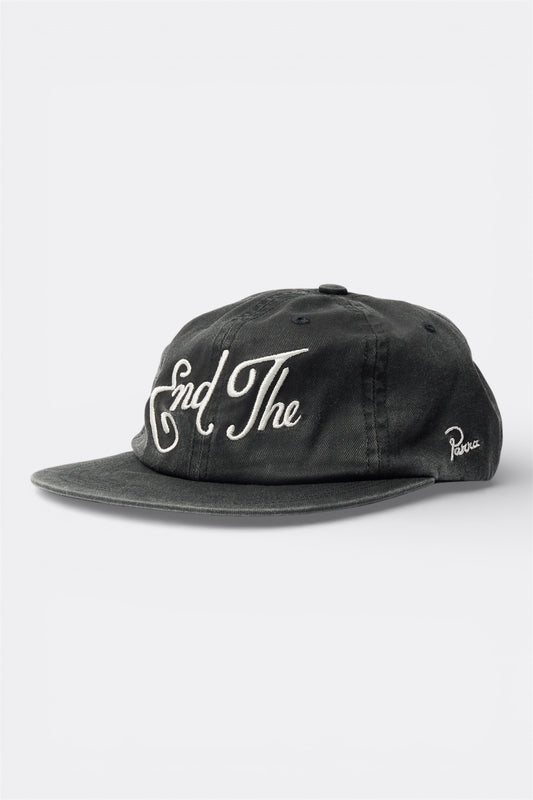 By Parra - End The 6 Panel Hat (Black)