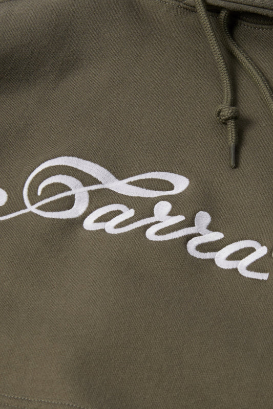 BY PARRA Musical Chairs Hooded Sweatshirt Green | Edgar Bdx