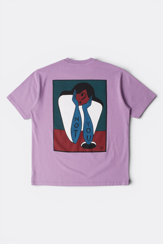 By Parra Not You T-Shirt Purple | T-Shirt Sérigraphie Premium | Edgar Bdx