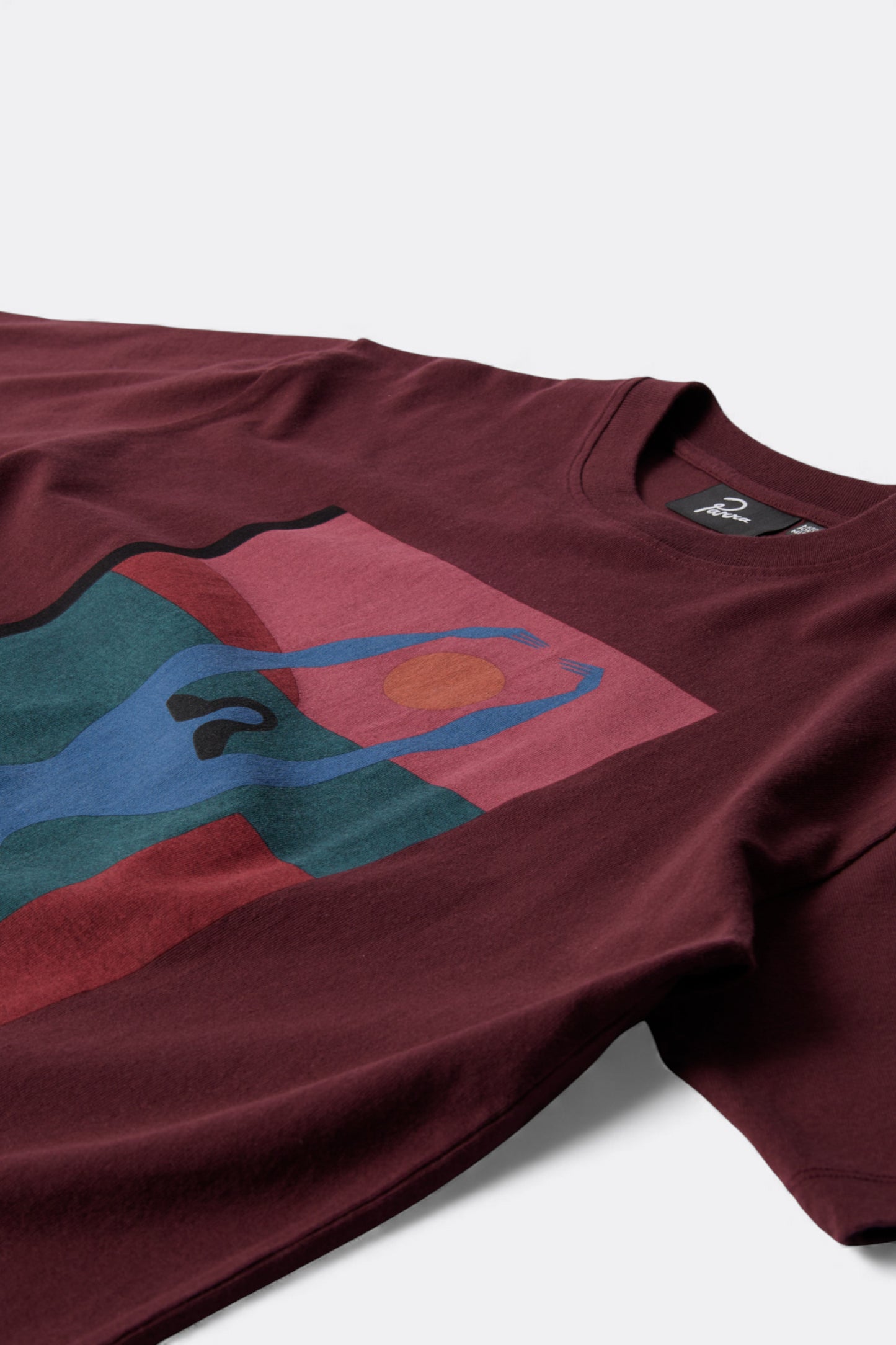 By Parra - Protect The Sun T-Shirt (Dark Burgundy)