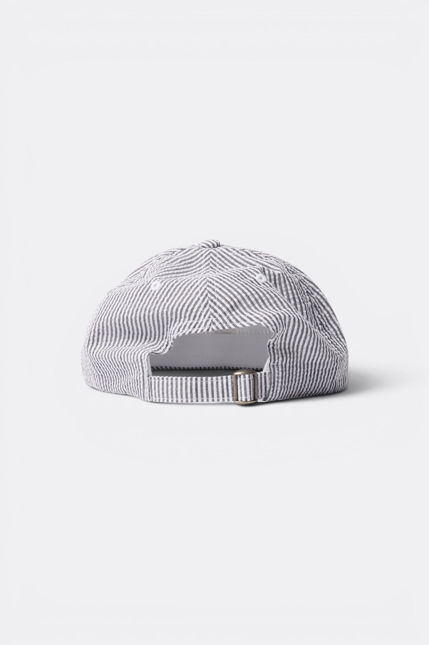 By Parra Signature 6 Panels Hat Black | Casquette seersucker Coton Californie | Edgar Bdx