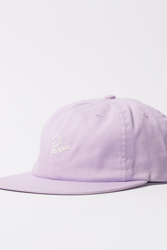 BY PARRA Signature 6 Panels Hat Purple | Casquette Twill Coton Californie | Edgar Bdx