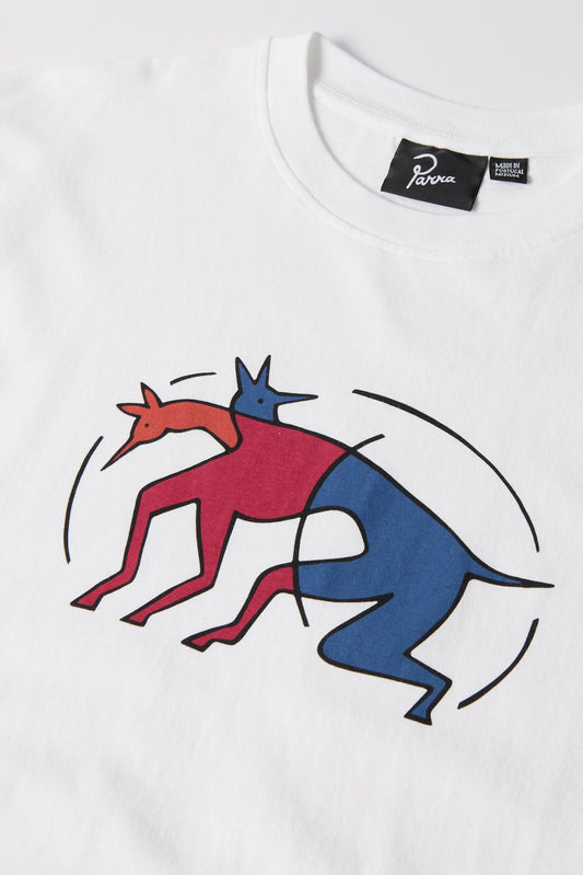 By Parra - The Zoomies T-Shirt (White)