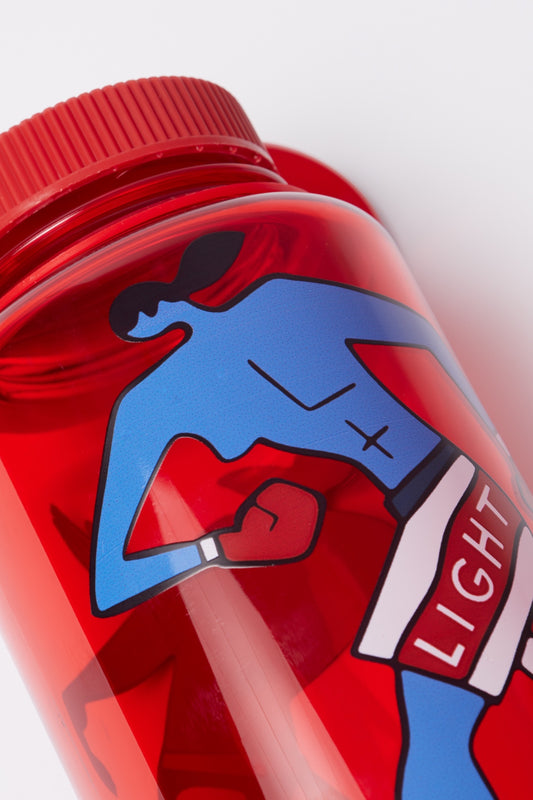 BY PARRA Water Slapped Nalgene Bottle Red | Gourde Nalgene | Edgar Bdx