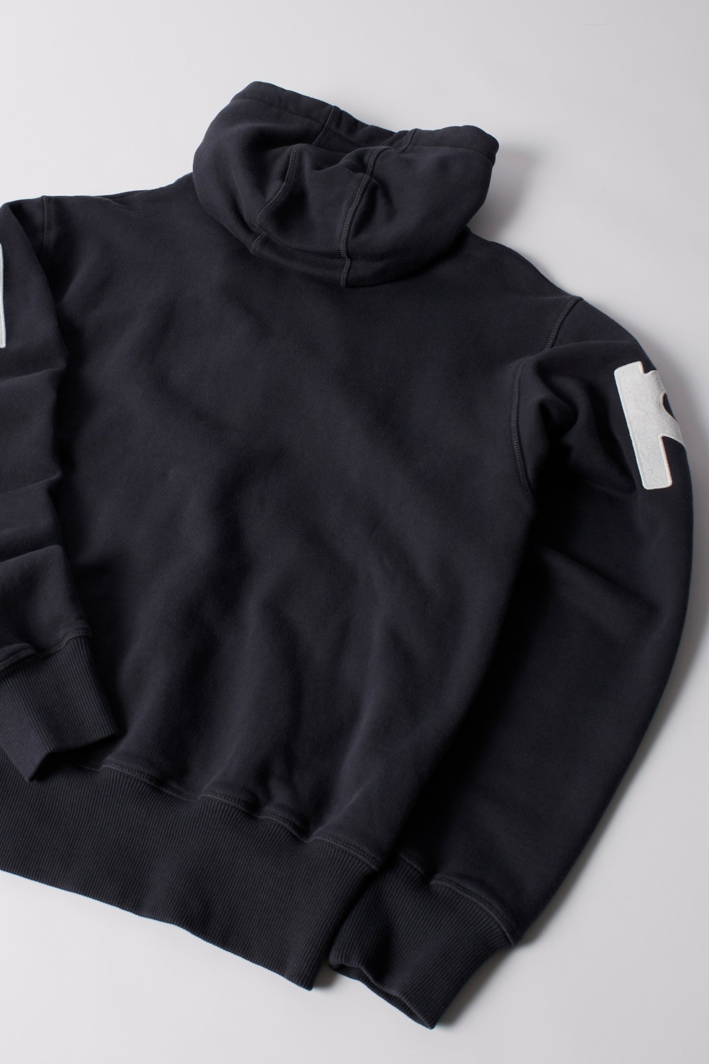 By Parra - Word Salad Zip Hooded Sweatshirt (Dark Navy)