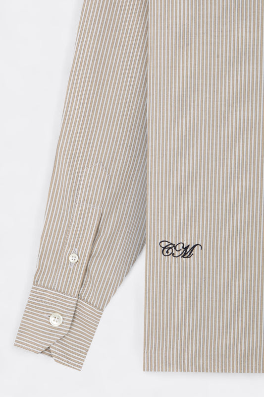 Chemise CAMISAS MANOLO - Camisa Shirt (Brown / White Stripes)