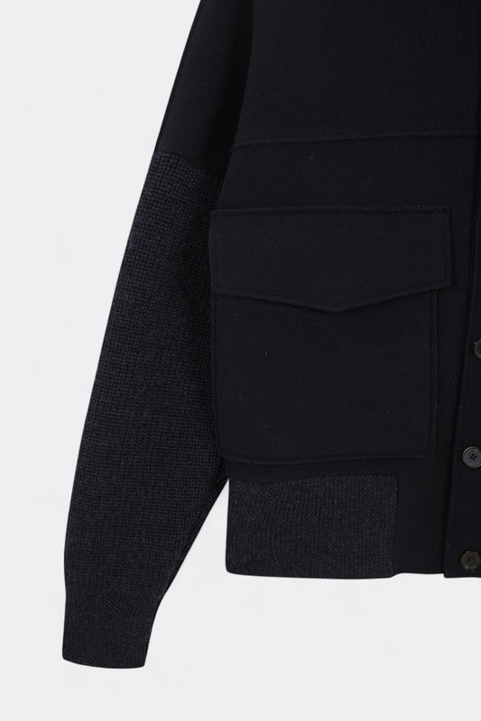 Camisas Manolo - Felt Jacket (Navy)