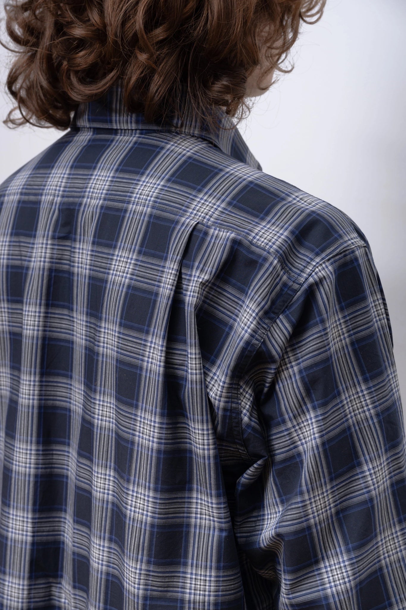 Camisas Manolo - Normal Shirt (Navy Blue / White Checks)