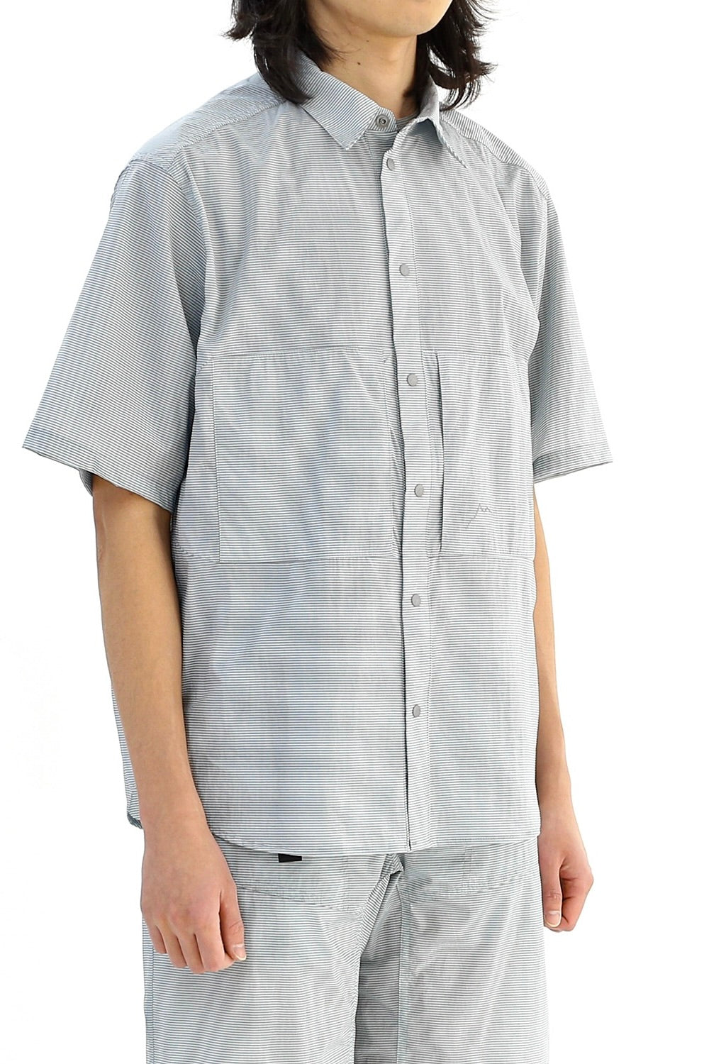 CAYL - 2 Pocket Short Sleeve Shirt (Light Grey)