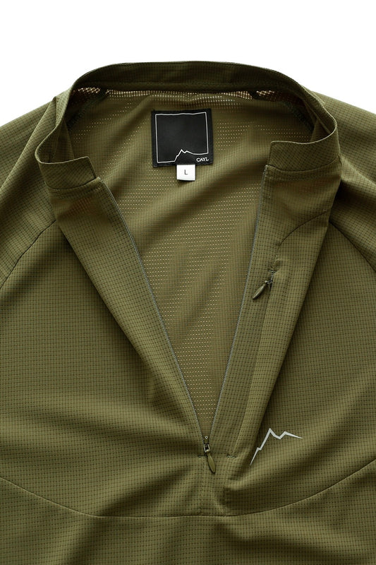 CAYL - Light Flow Half Zip (Olive Brown)