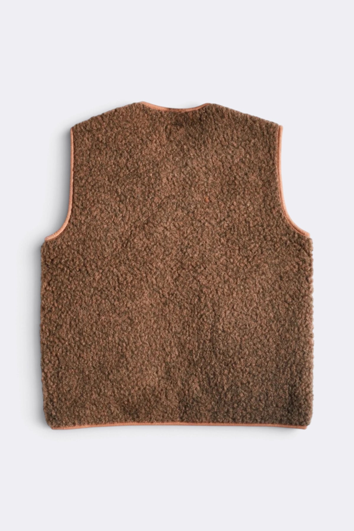 COLDBREAKER Pepitco Vest Bark | Gilet Laine Yoko Wool | Edgar Bdx