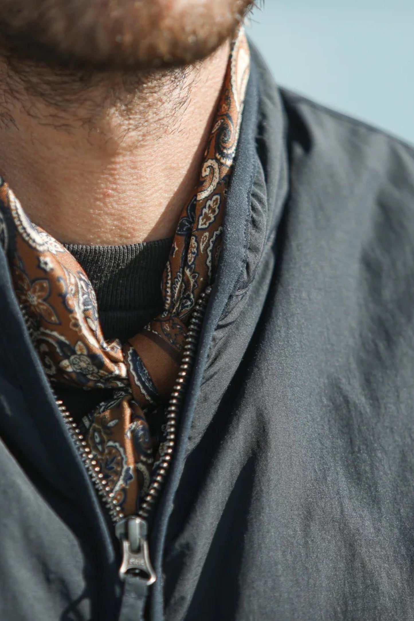 Gilet Drapeau Noir Navy - Gilet Matelassé Primaloft Thermorégulant