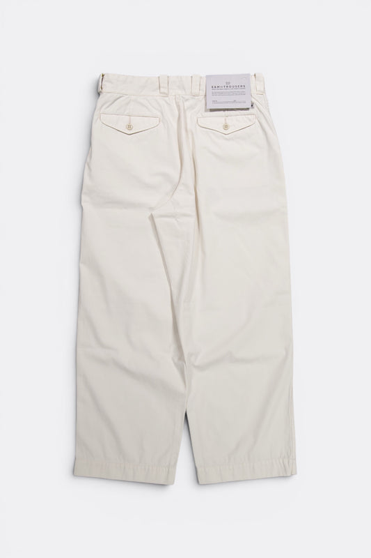 Ends And Means Army Chino Ivory | Pantalon Twill Coton Polyester Made in Japan | Edgar Bdx