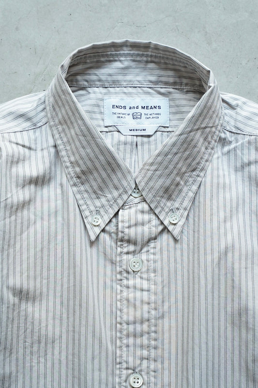 Ends And Means - B.D Shirt (Pin Stripe)