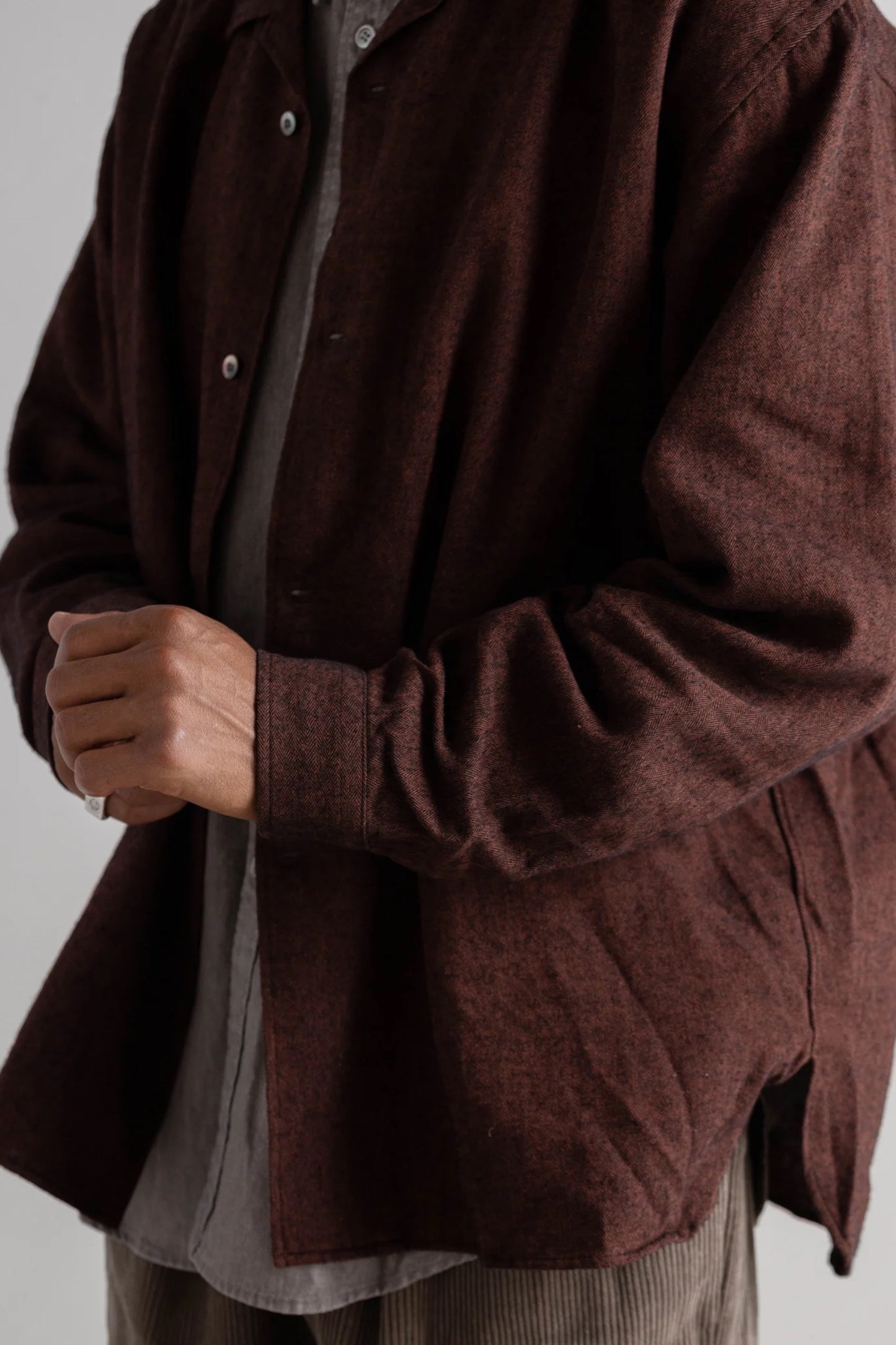 Ends And Means - Carlo Shirt (Brick Brown)
