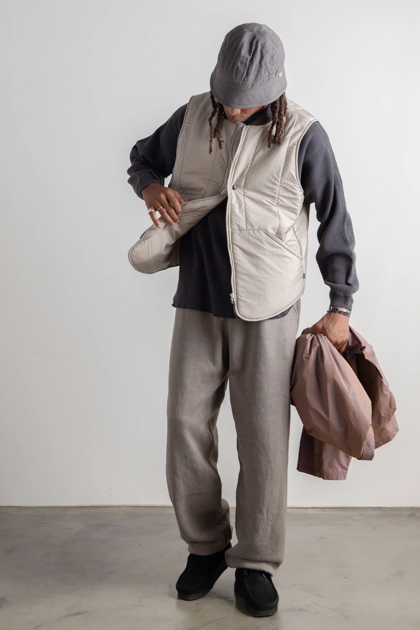 Ends And Means - Quilting Vest (Seaweed)