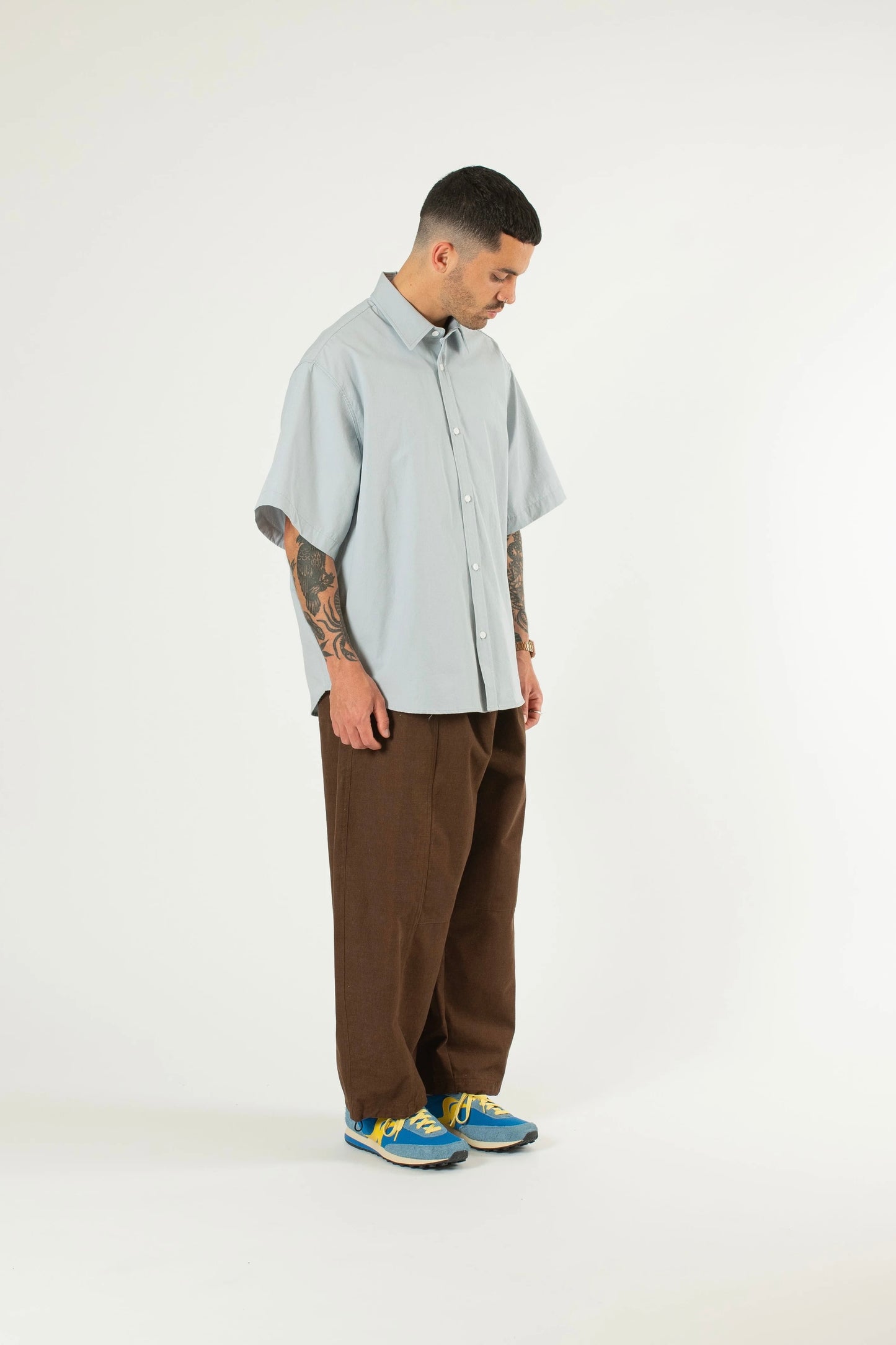 Estudio Niksen - Panelled Balloon Pant (Brown)