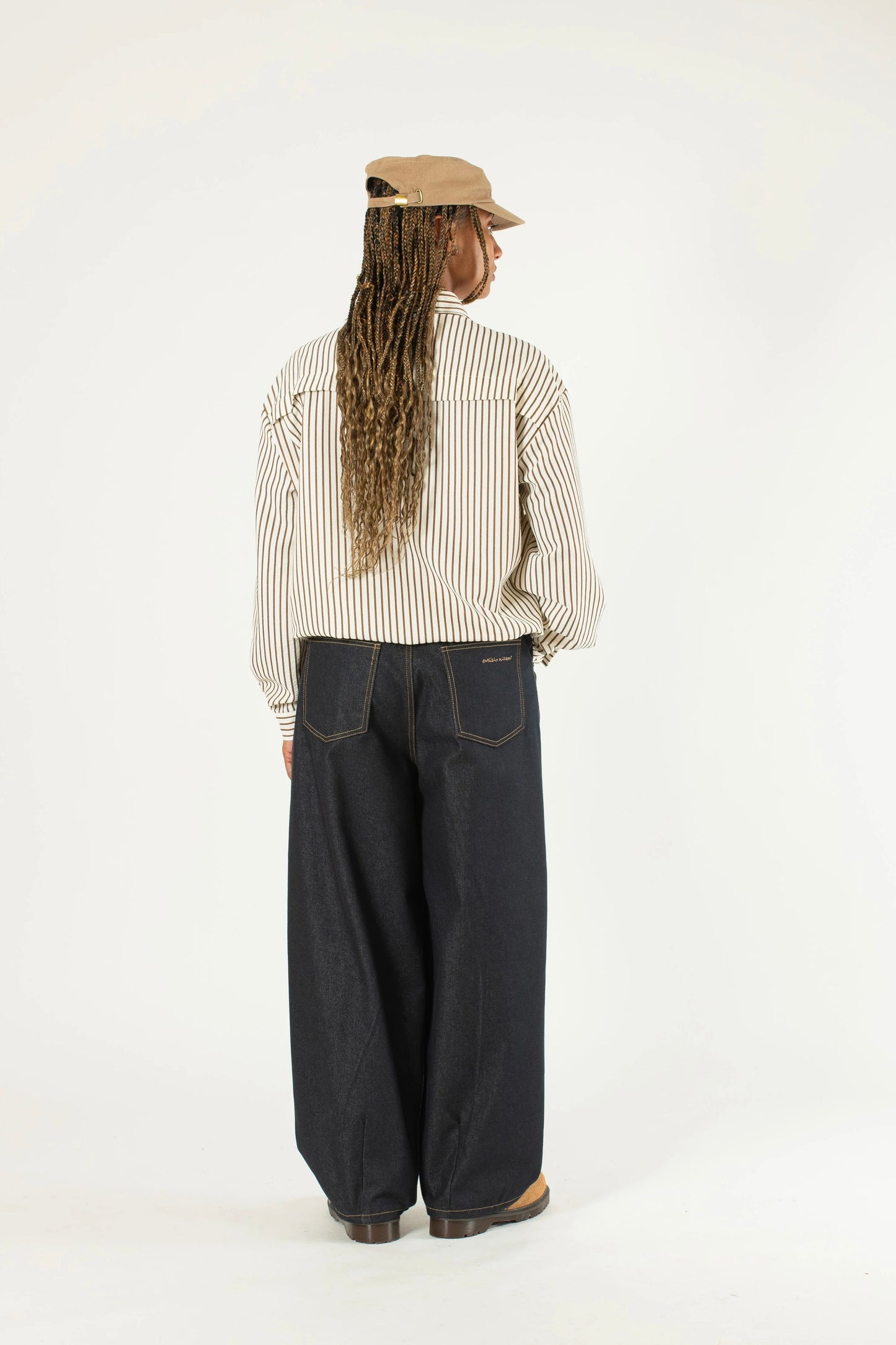Estudio Niksen - Raw Denim Balloon Jeans (Indigo)