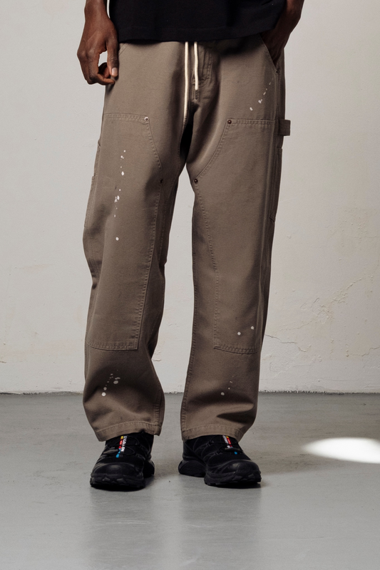 GOODIES SPORTIVE Dirty Pants Grey | Pantalon Carpenter Coton Canvas | Edgar Bdx