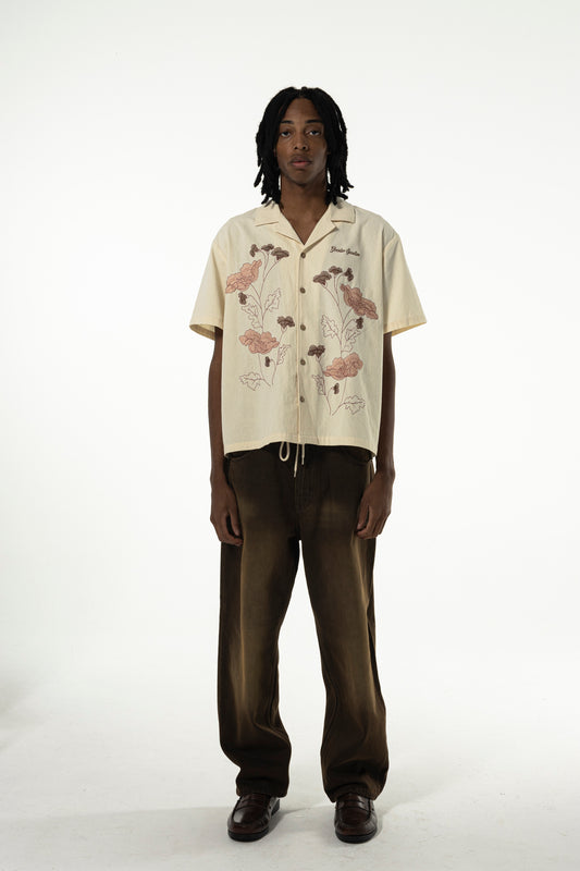 Goodies Sportive - Keep The Flowers Shirt (Butter)