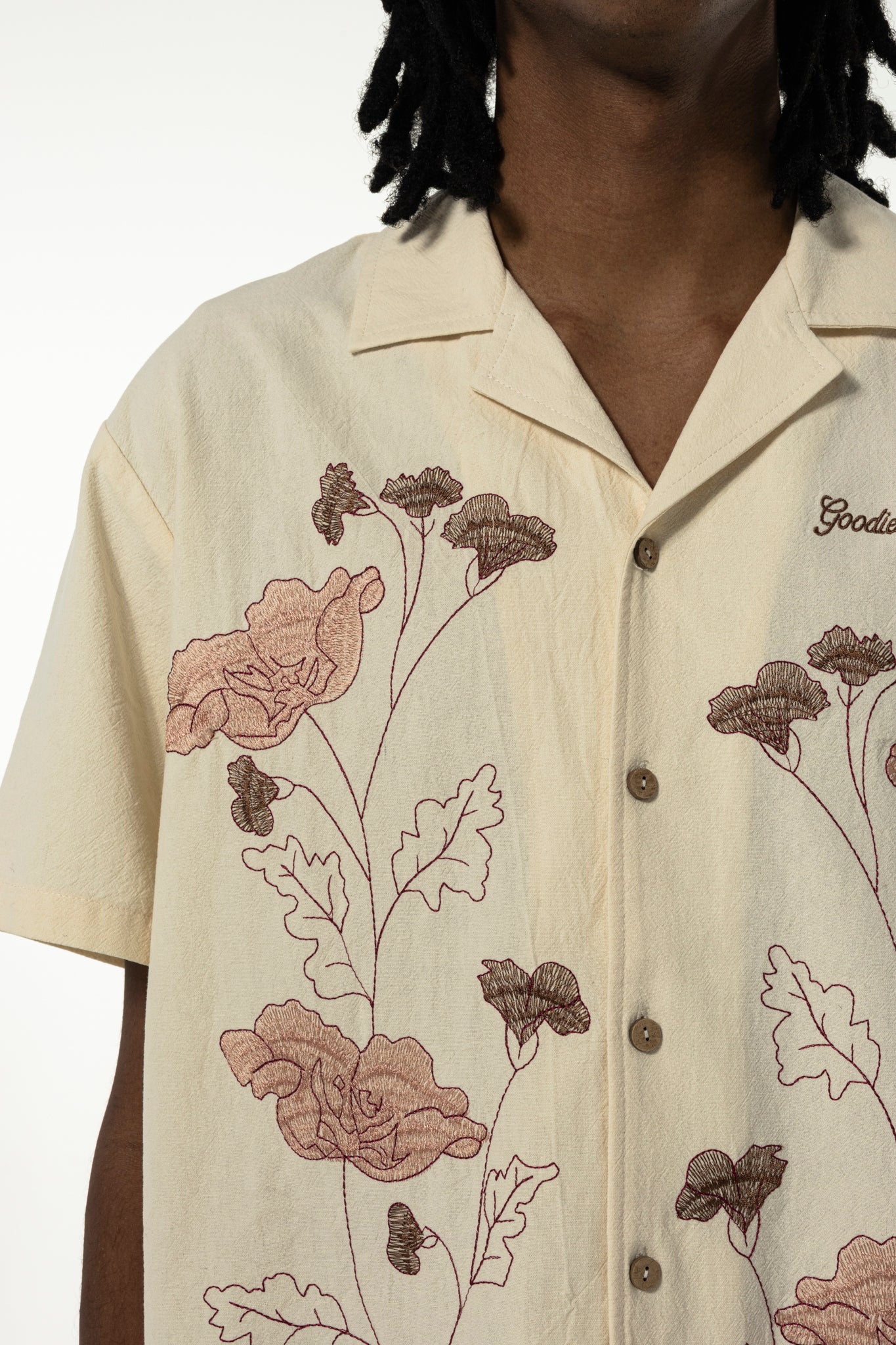 Goodies Sportive - Keep The Flowers Shirt (Butter)
