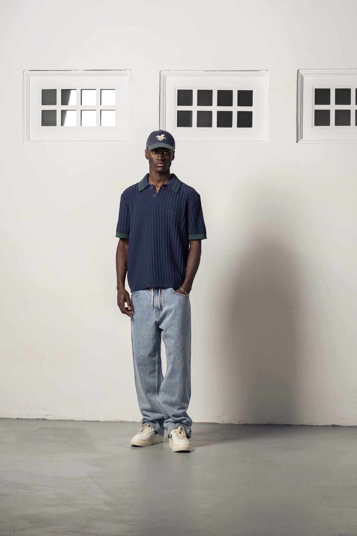 Monaco Vintage Polo (Blue)