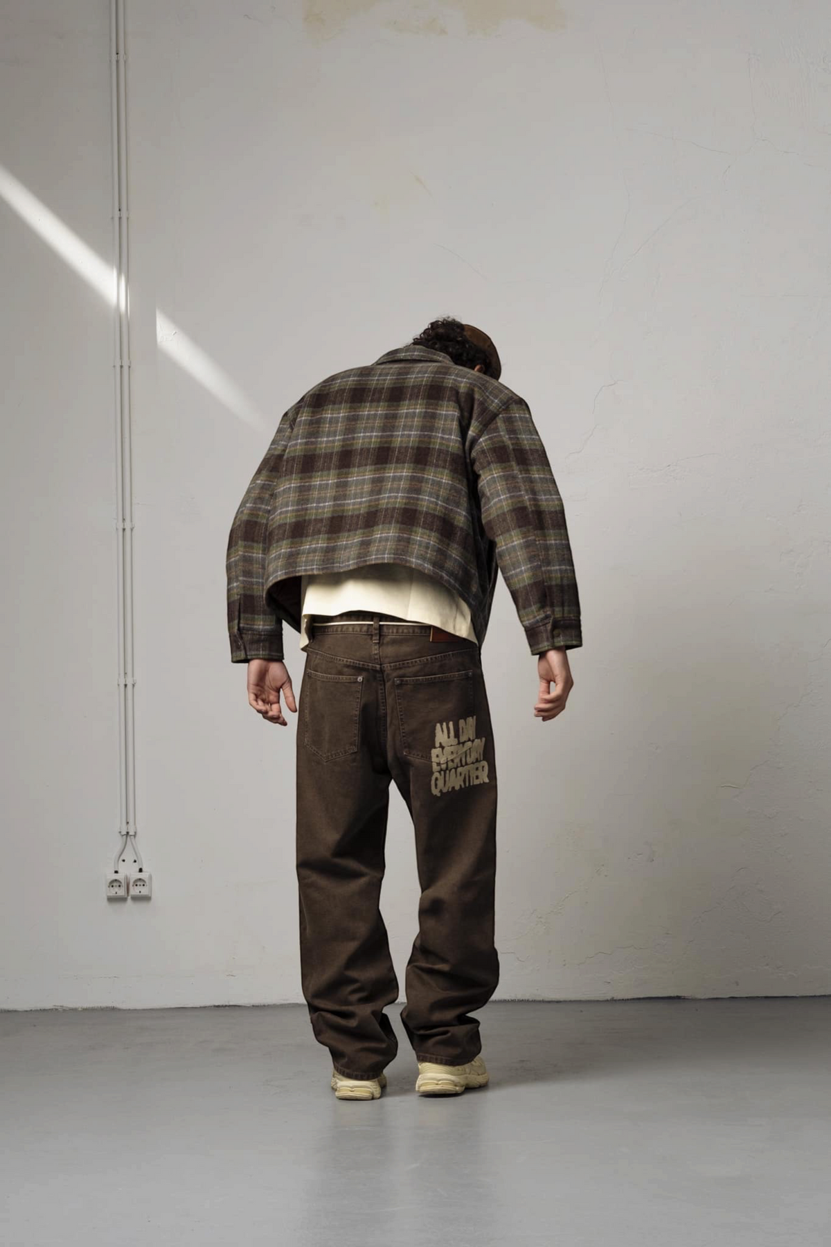 GOODIES SPORTIVE Retro Field Check Overshirt Green/Black | Edgar Bdx