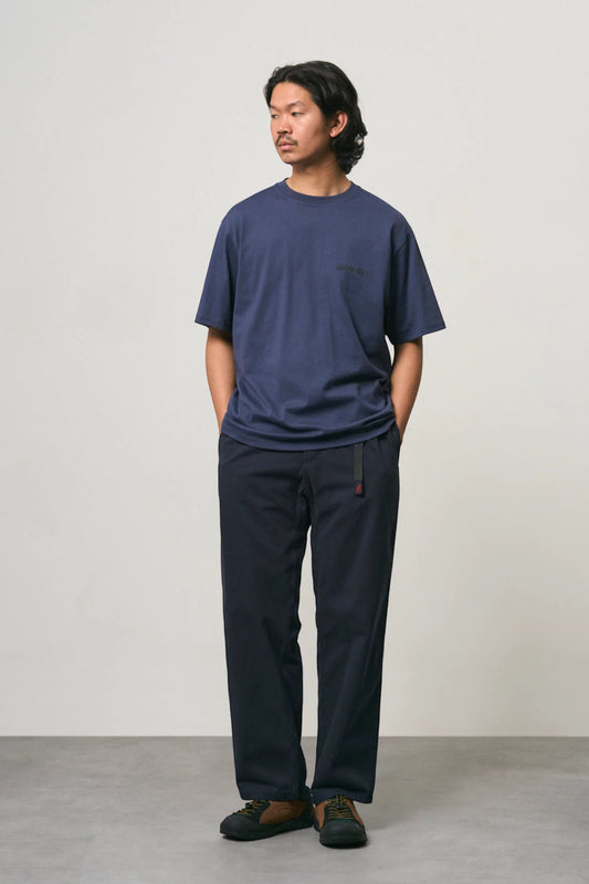 GRAMICCI Bass Tee Navy | T-Shirt Coton Graphique Outdoor | Edgar Bdx
