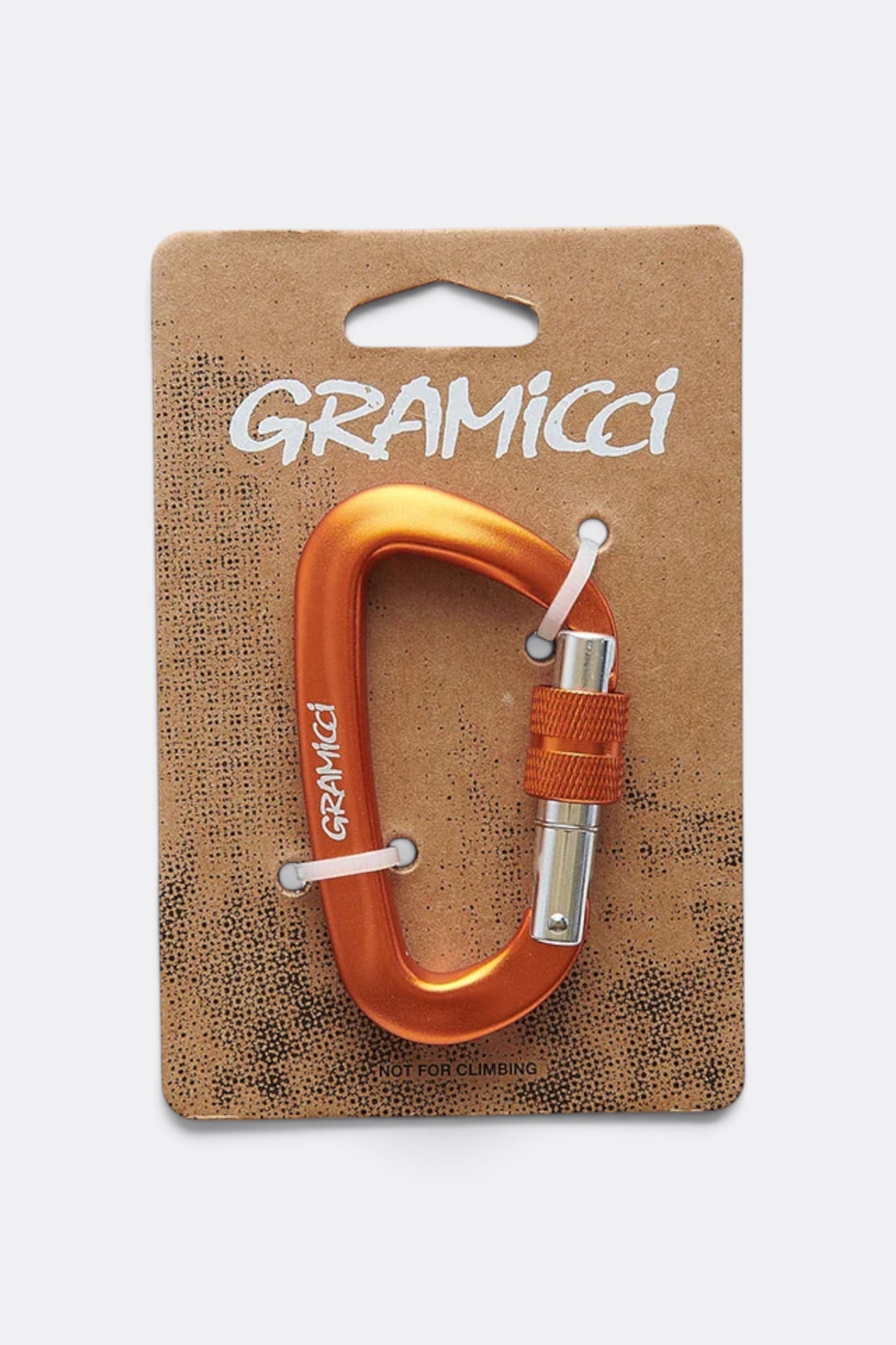 GRAMICCI Carabiner Orange | Mousqueton Aluminium Anodisé Outdoor | Edgar Bdx