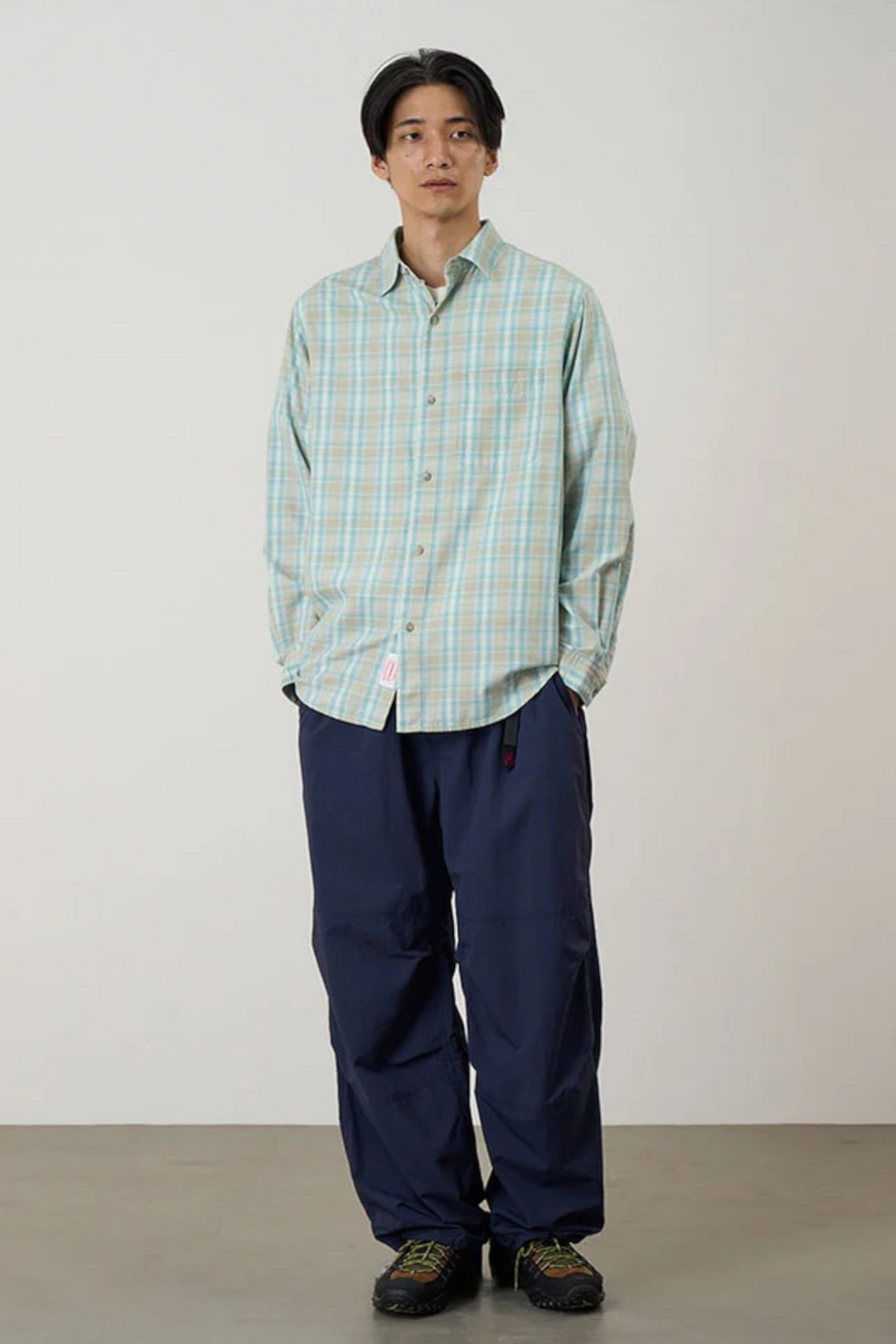 Gramicci - Checkered Ombre Shirt (Blue)
