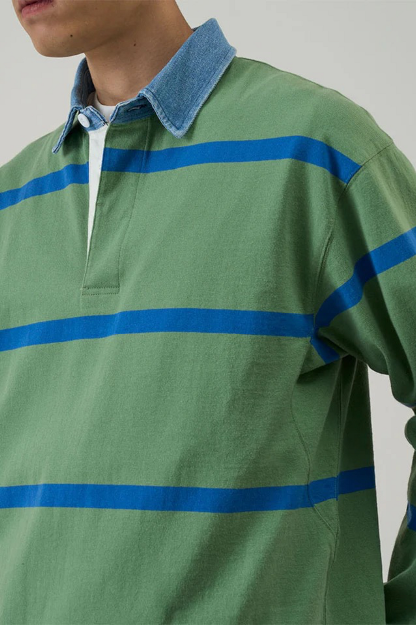 Gramicci - Langdon Rugby Shirt (Olive / Blue)