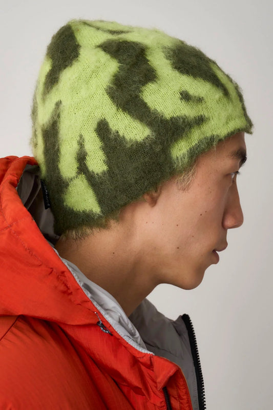 Gramicci - Mohair Burly Runningman Beanie (Chartreuse)