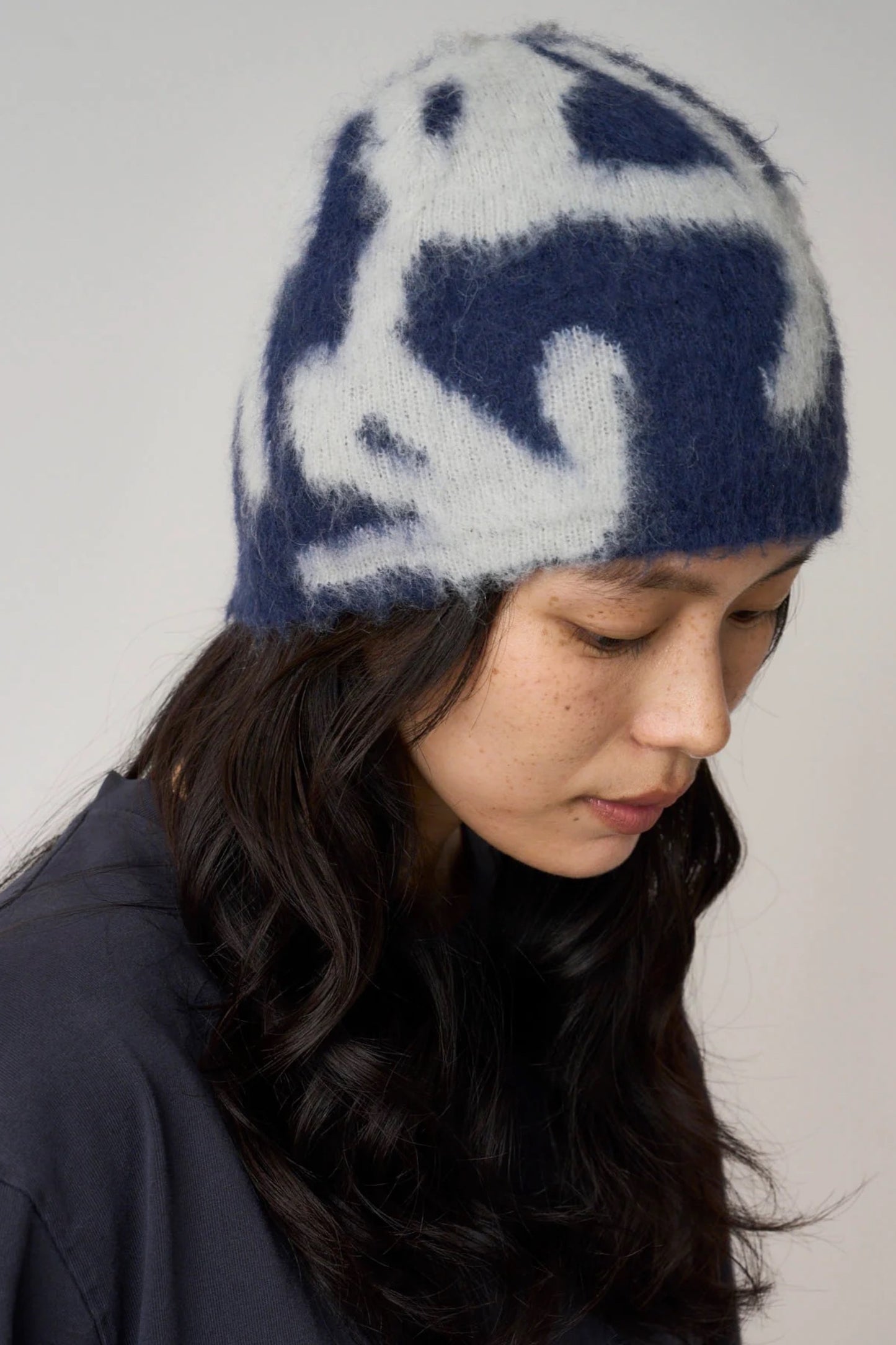 Gramicci - Mohair Burly Runningman Beanie (Midnight)