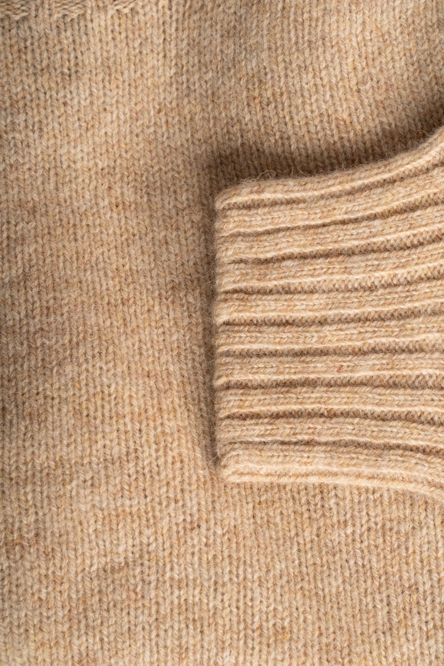 Harley Of Scotland - Pull Shetland Col Rond (Calico)